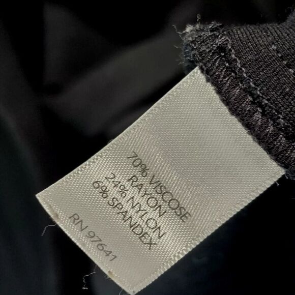 J Jill Jacket Women Large Black Ponte Knit Unstructured Blazer One Button - Picture 9 of 12